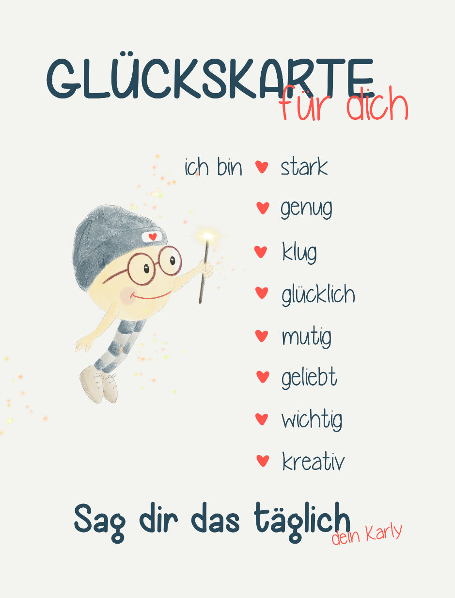 Minikarte "Glückskarte"
