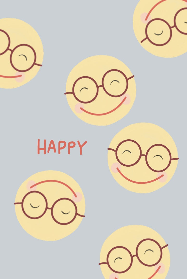 Karte "Happy"
