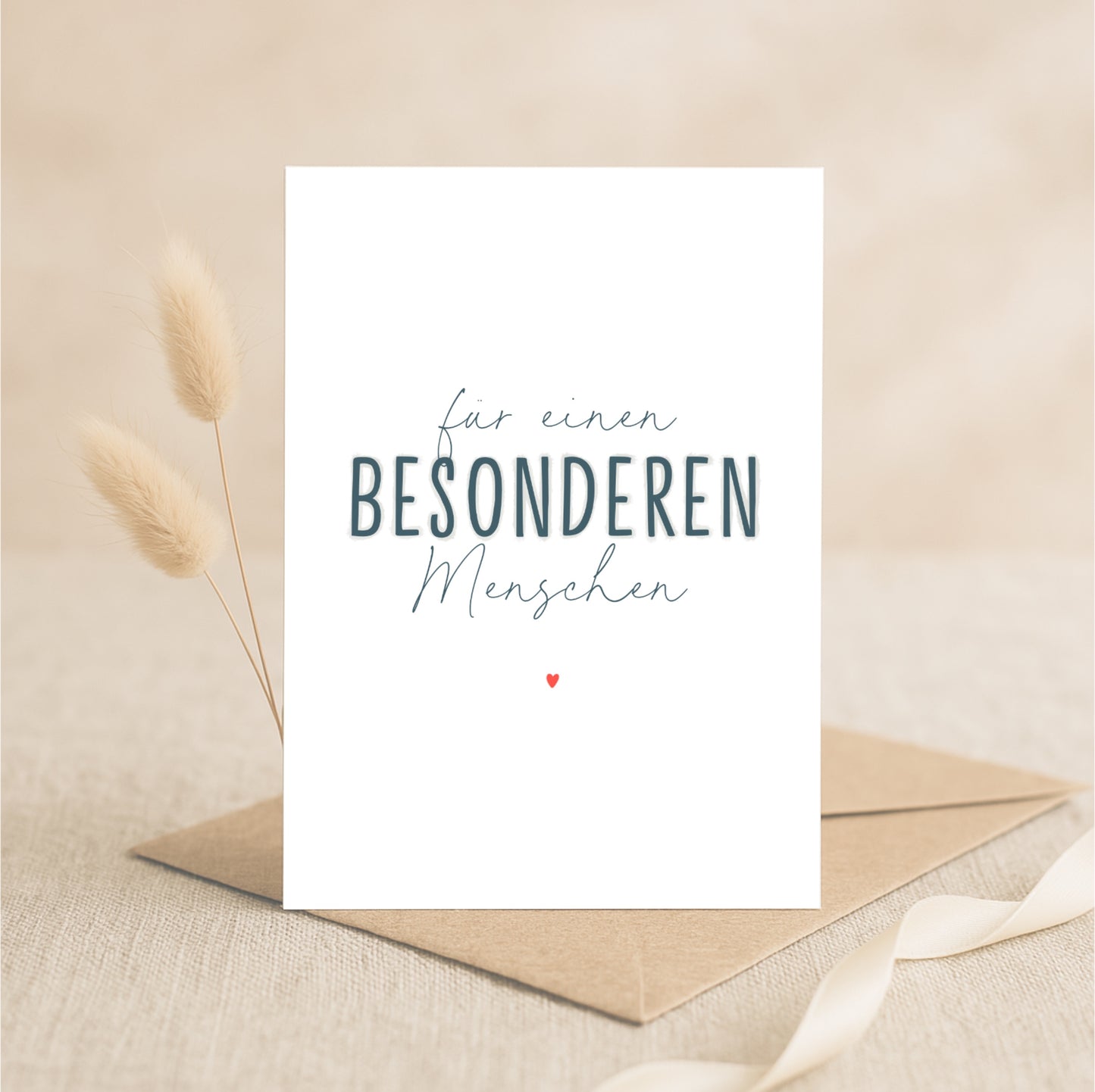 Minikarte Spruch "besonderen Menschen"