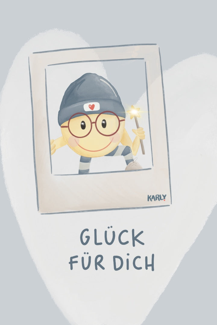 Karte "Glück für dich"