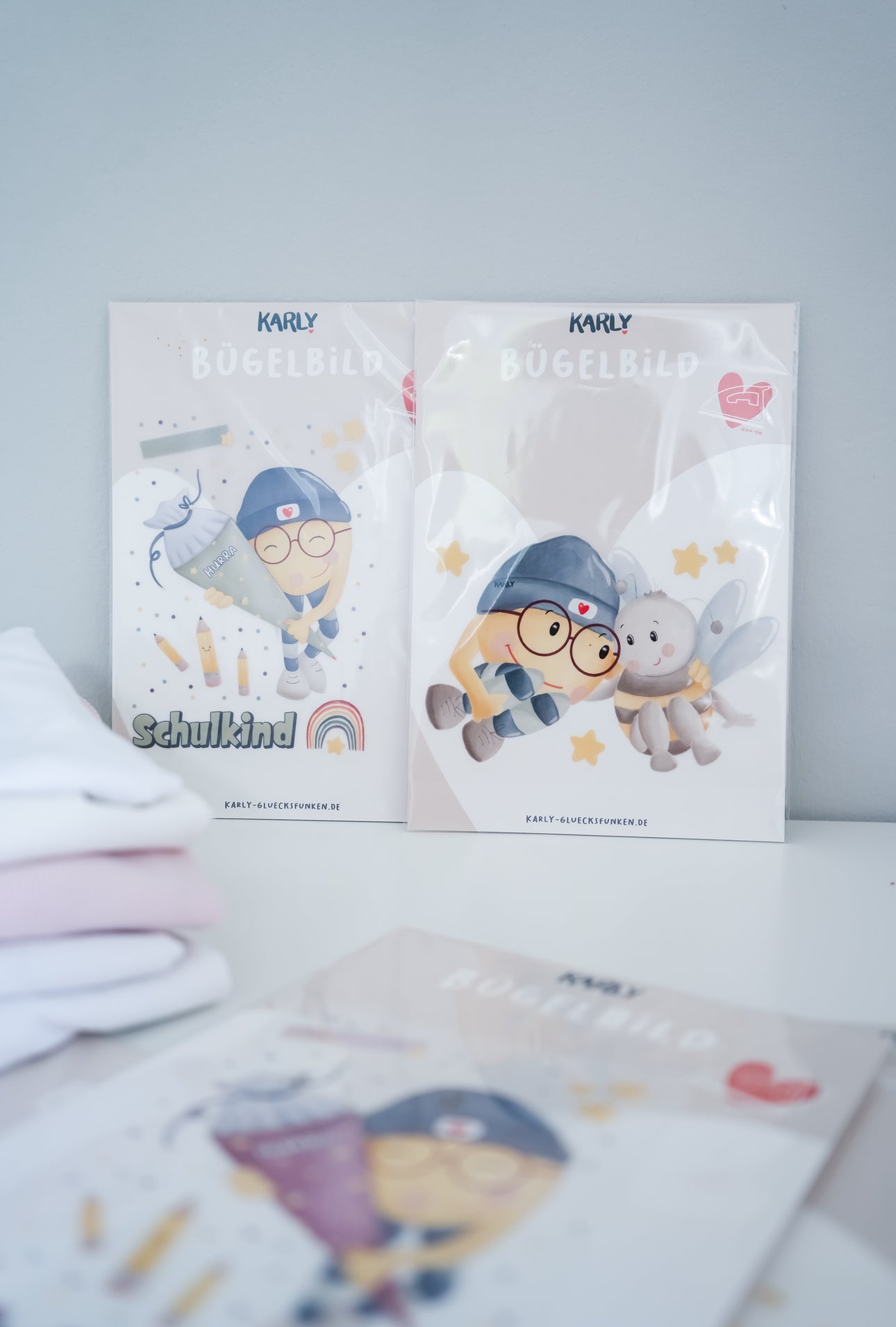 Bügelbild "Schulkind"