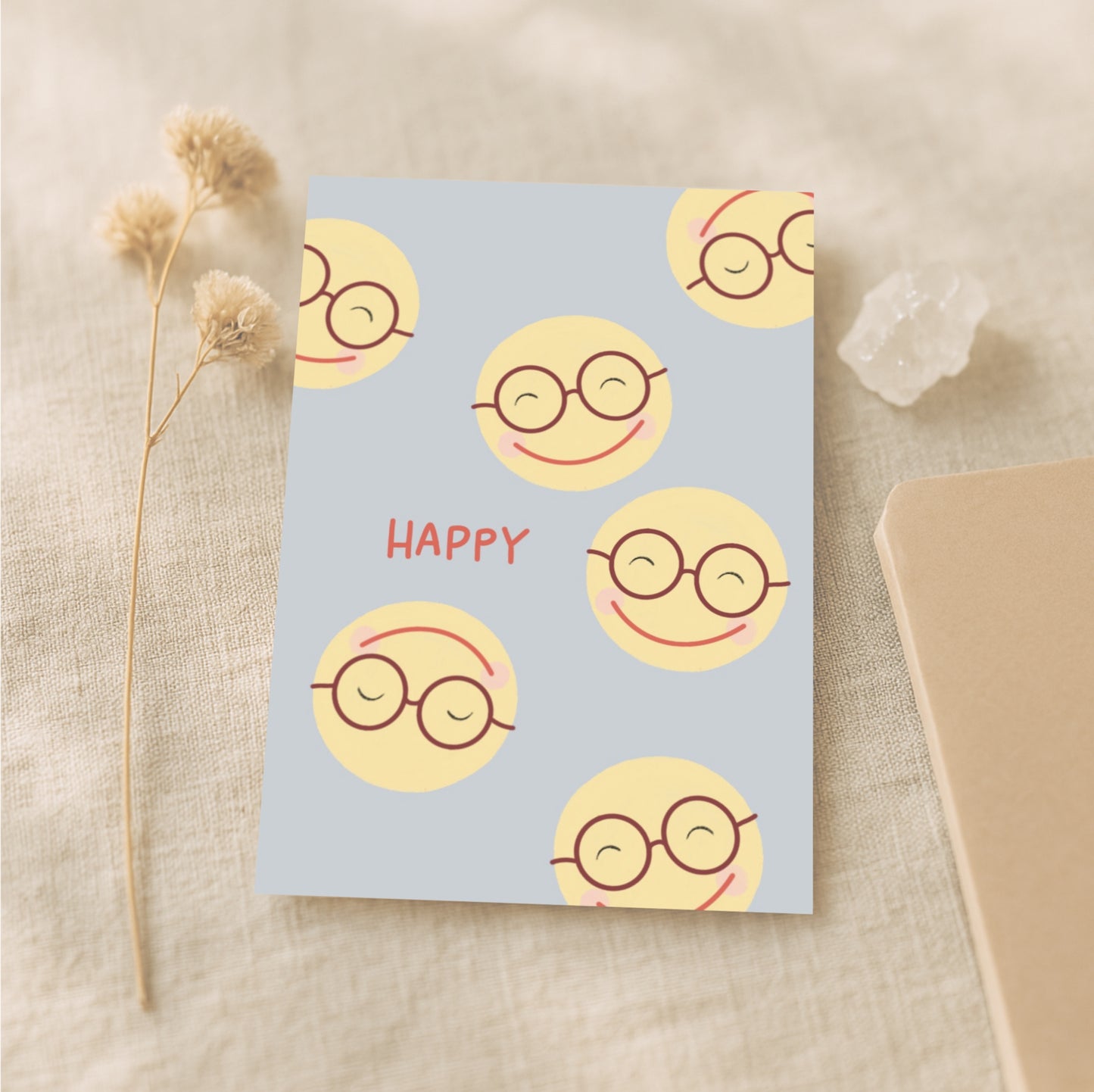 Karte "Happy"