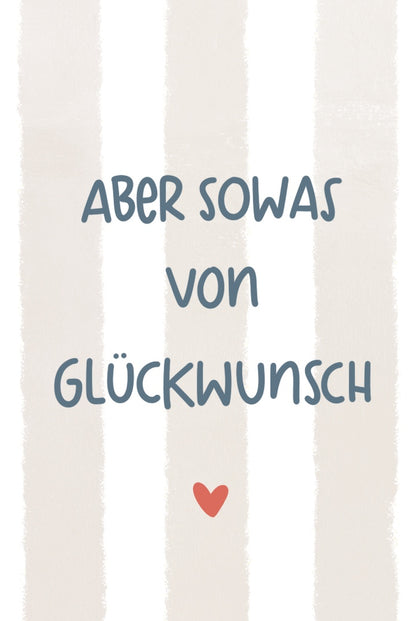 Minikarte "Glückwunsch"