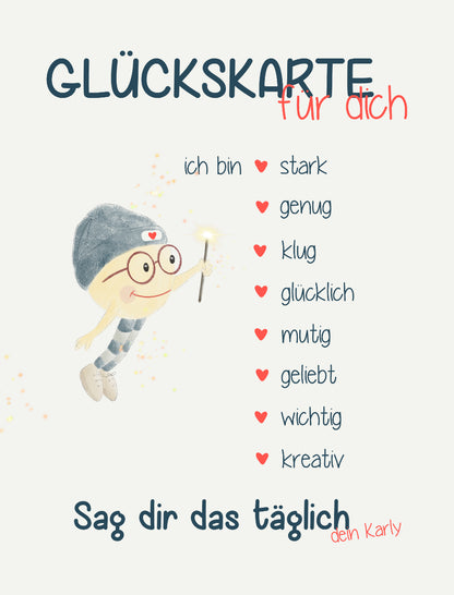 Minikarte "Glückskarte"