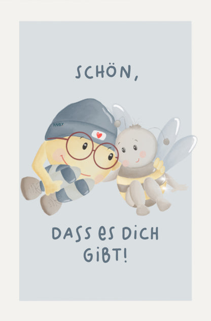 Minikarte "Schön, dass es dich gibt"