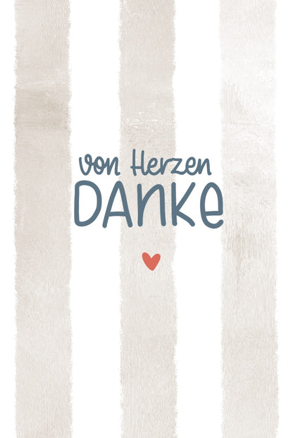 Minikarte "Danke"