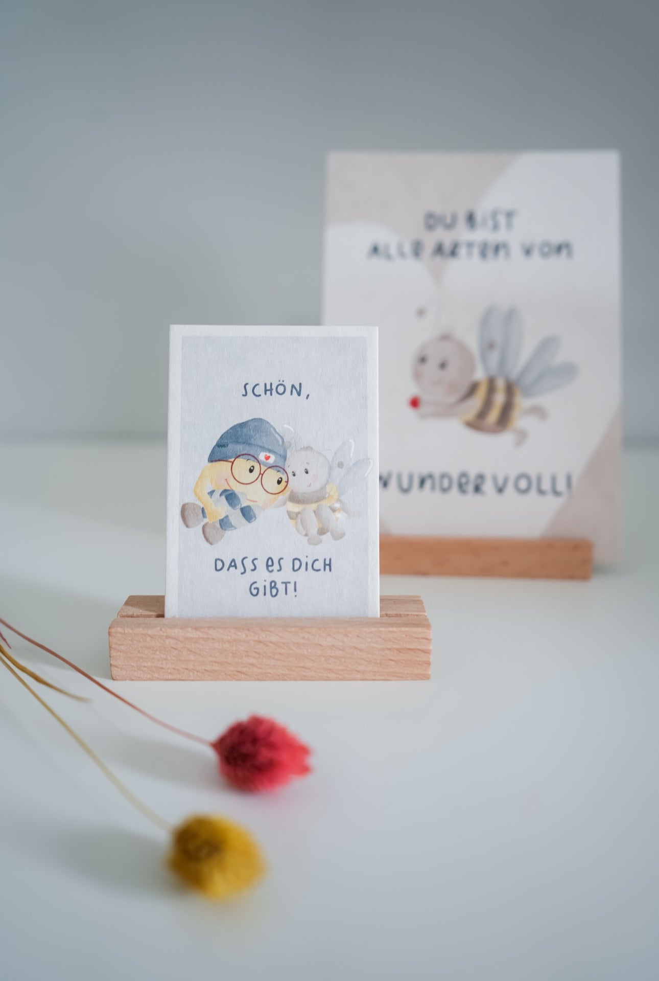 Kartenständer Holz