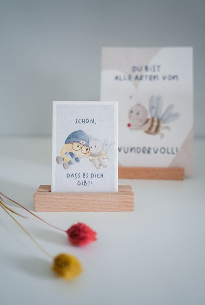 Kartenständer Holz