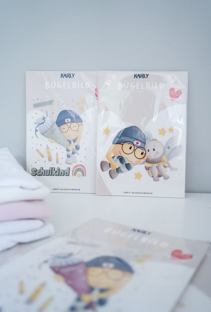 Bügelbild "Schulkind"